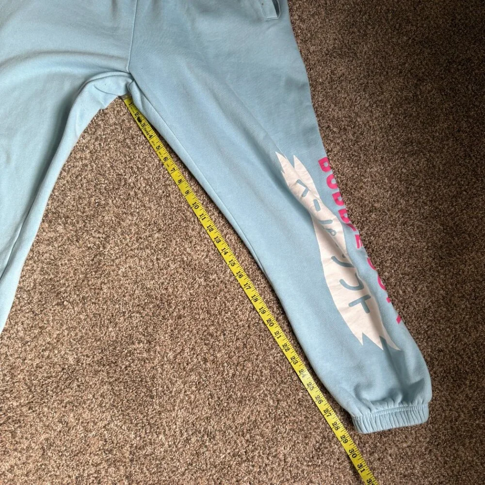 Mens/Unisex Cool Shirtz The Bubblegum Chill Pants, Size XXL, Baby Blue - Picture 9 of 13